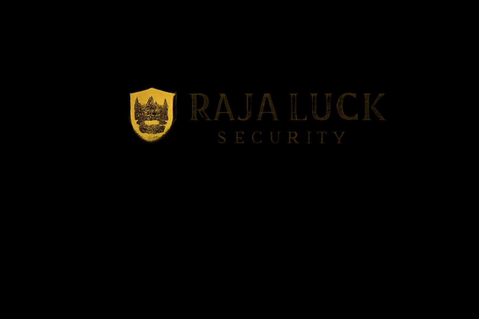 Neutral informational scene depicting Raja Luck Security.