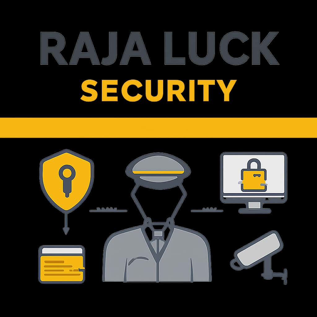 Illustration detailing Raja Luck Security protocols.
