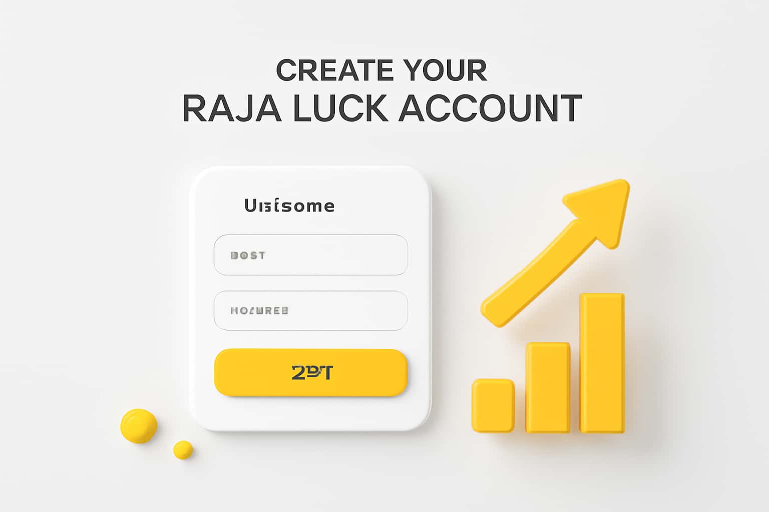 Create Your Raja Luck Account Interface