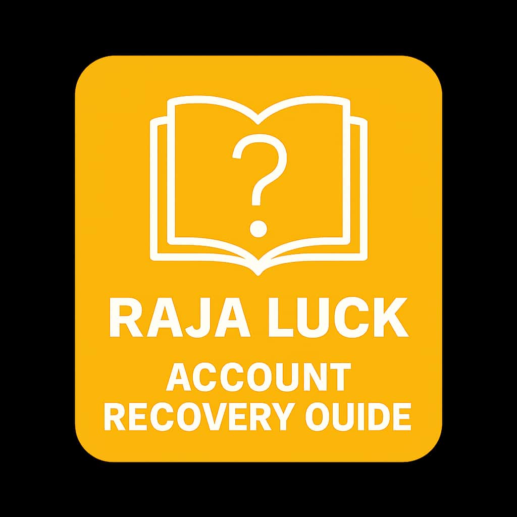 Icon representing Raja Luck Account Recovery Guide.