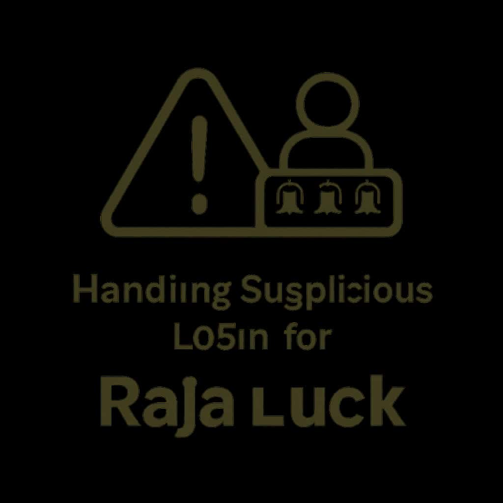 Icon representing security measures for Raja Luck.