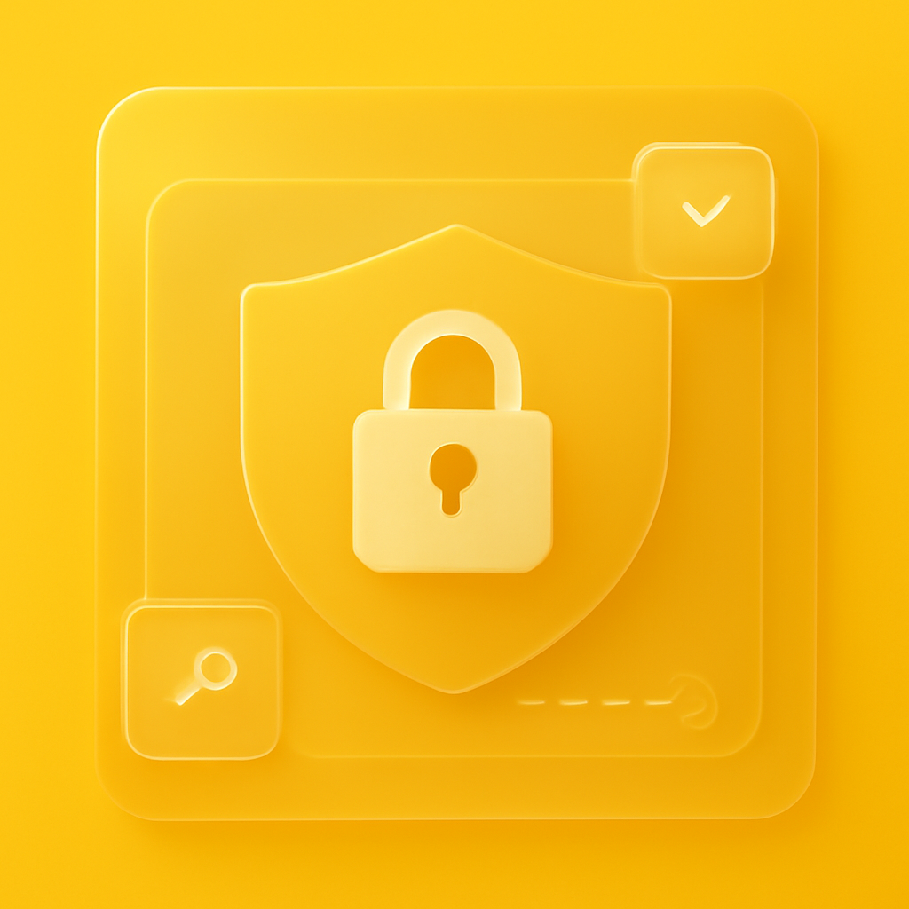 Illustration explaining account security measures.