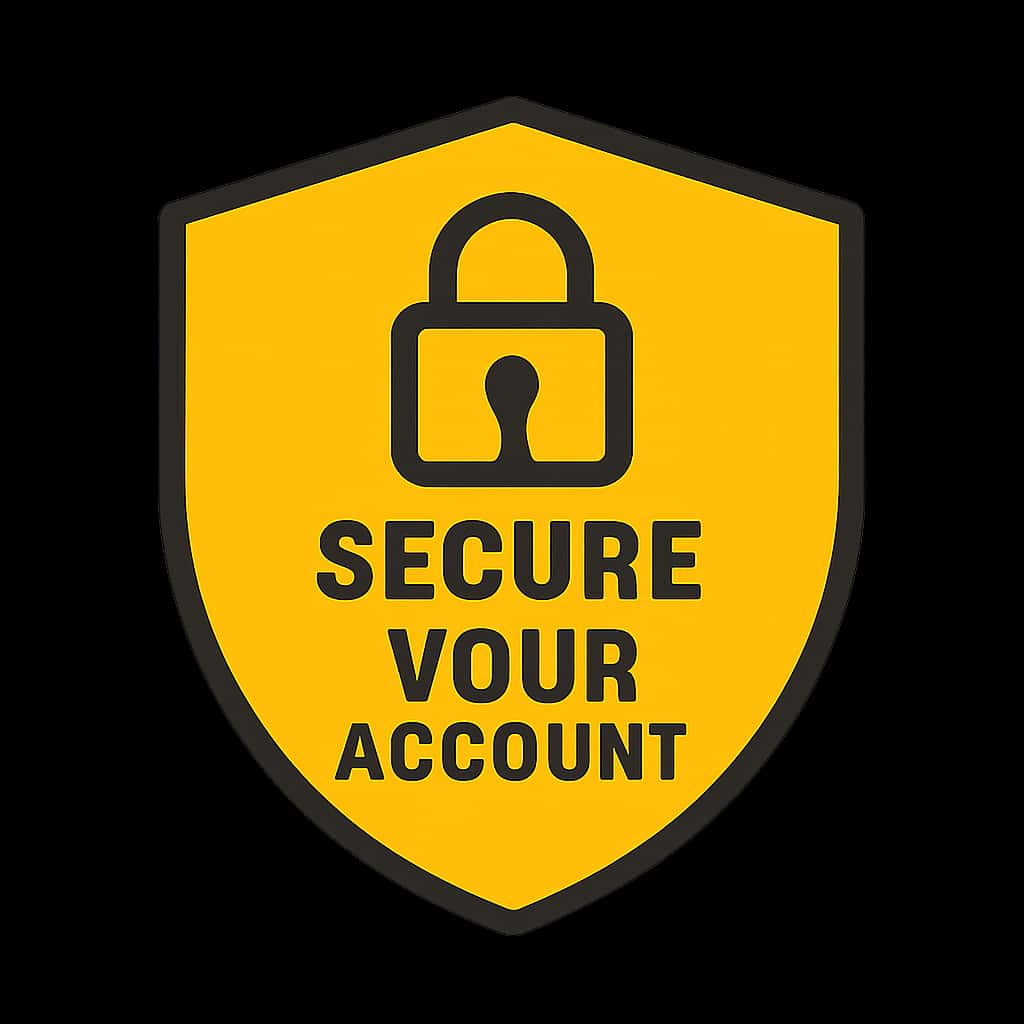 An icon symbolizing account security.